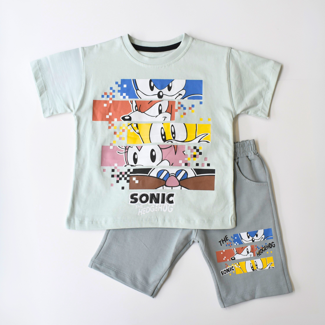 Sonic Speed Boys Short Set