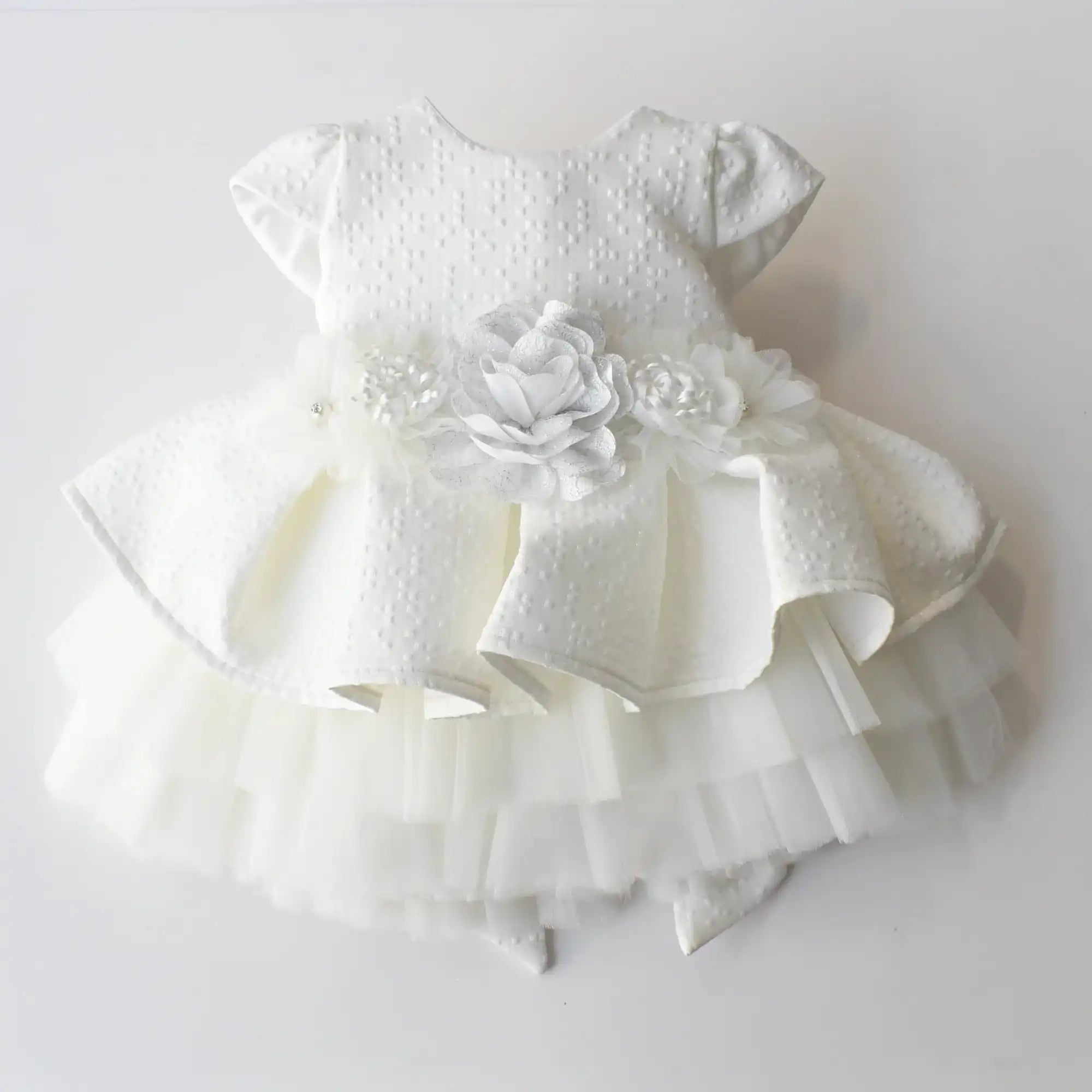 Robe de soirée pour bébé crème Belle