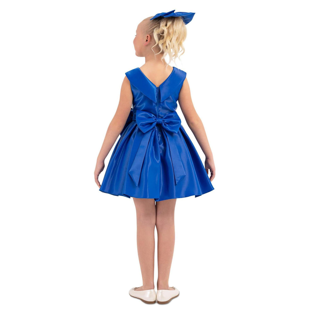 Robe formelle pour filles en satin stellaire