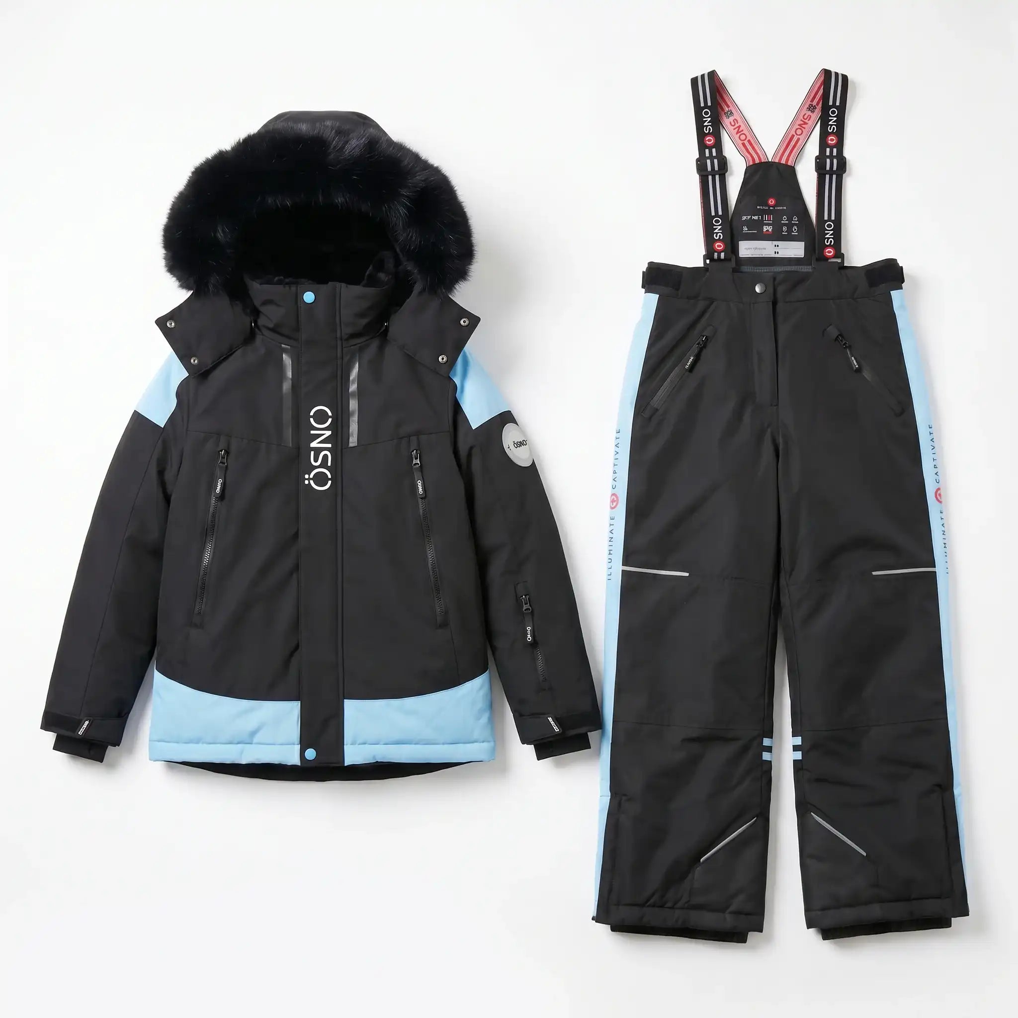 PRÉCOMMANDE : Habit de neige de luxe Leo – Manteau et pantalon de neige
