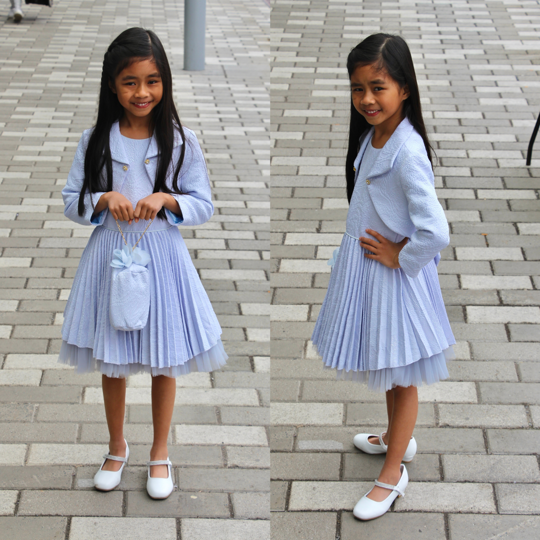 Robe et veste formelles pour filles Mimi Strong