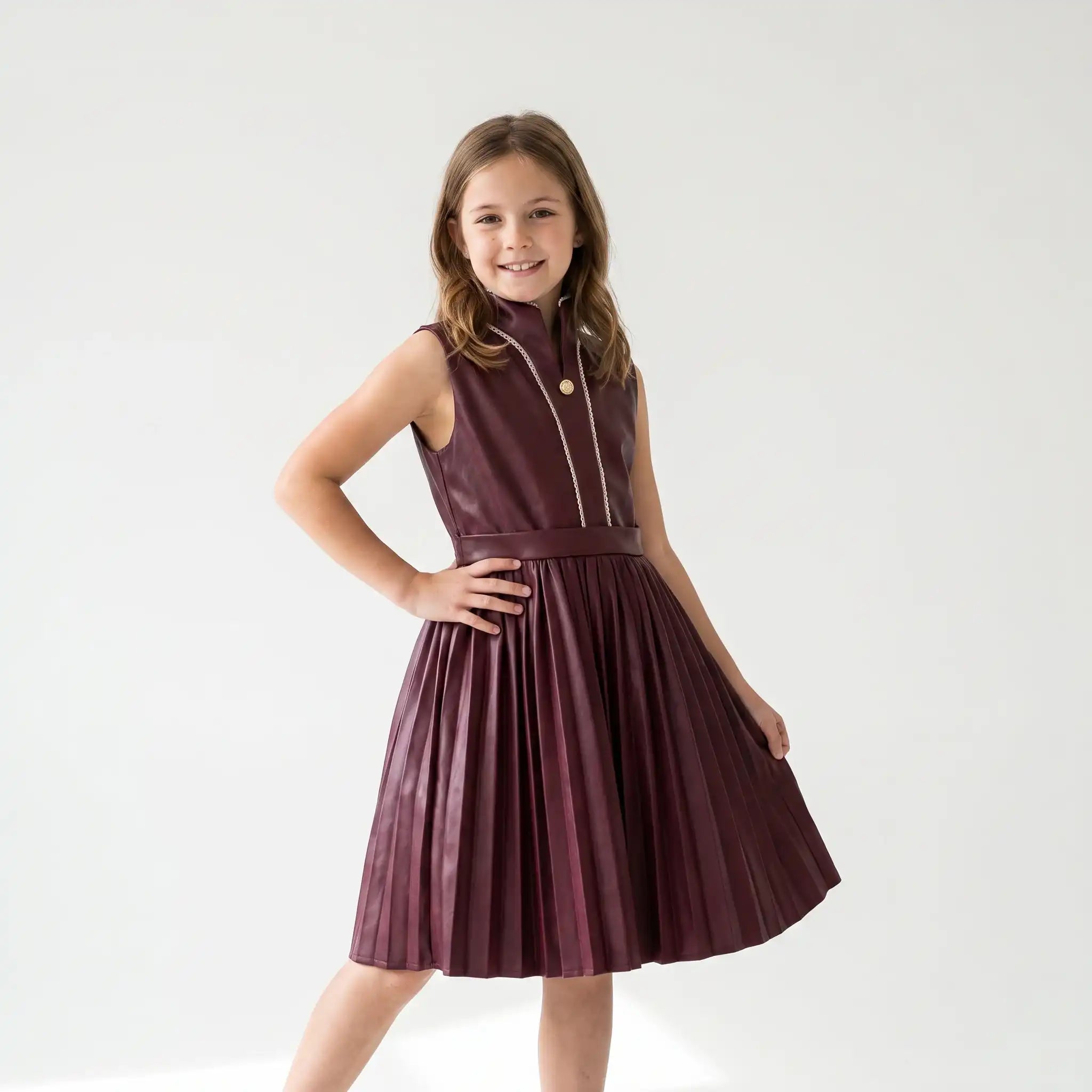 Robe de soirée pour filles, orchidée blush