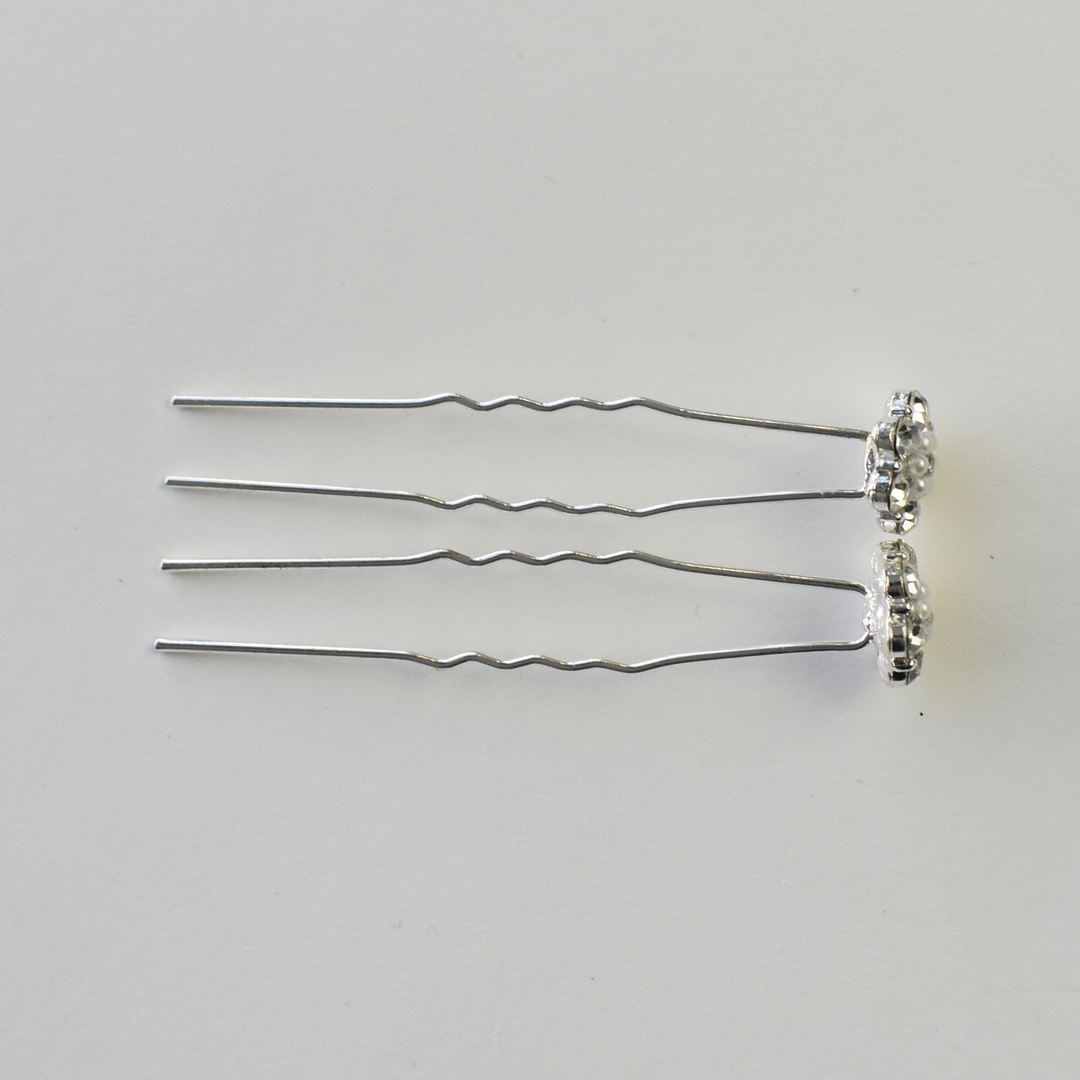 Pearly Flower Hair Pin