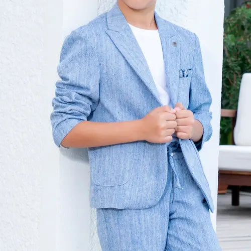 Costume cool en lin Leo pour garçons