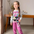 Island Fun Girls' Cotton Joggers Outfit