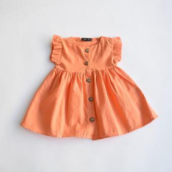 Robe en coton pour filles Little Love