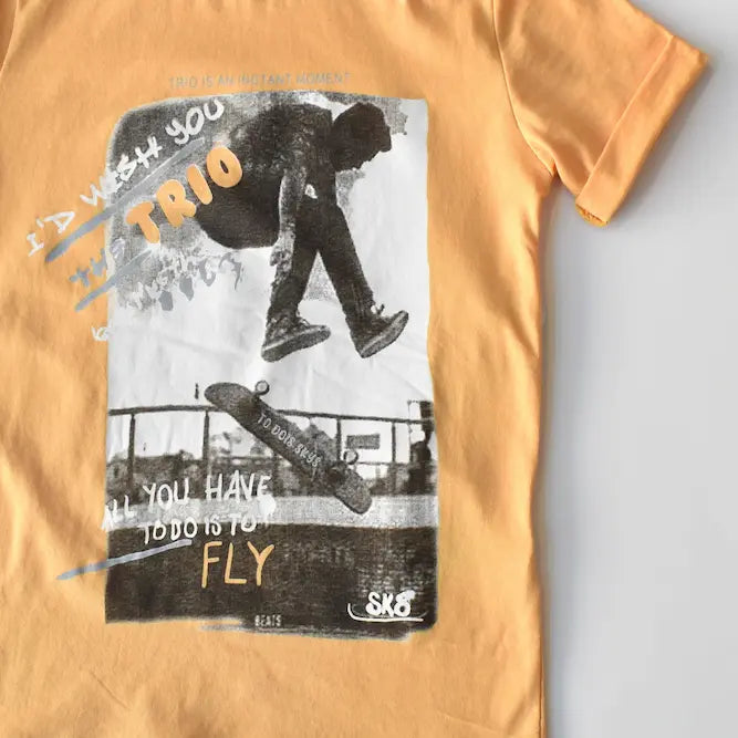 Ensemble short décontracté pour garçon skateur