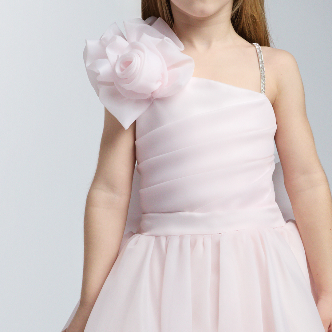 Robe de soirée pour filles, orchidée blush