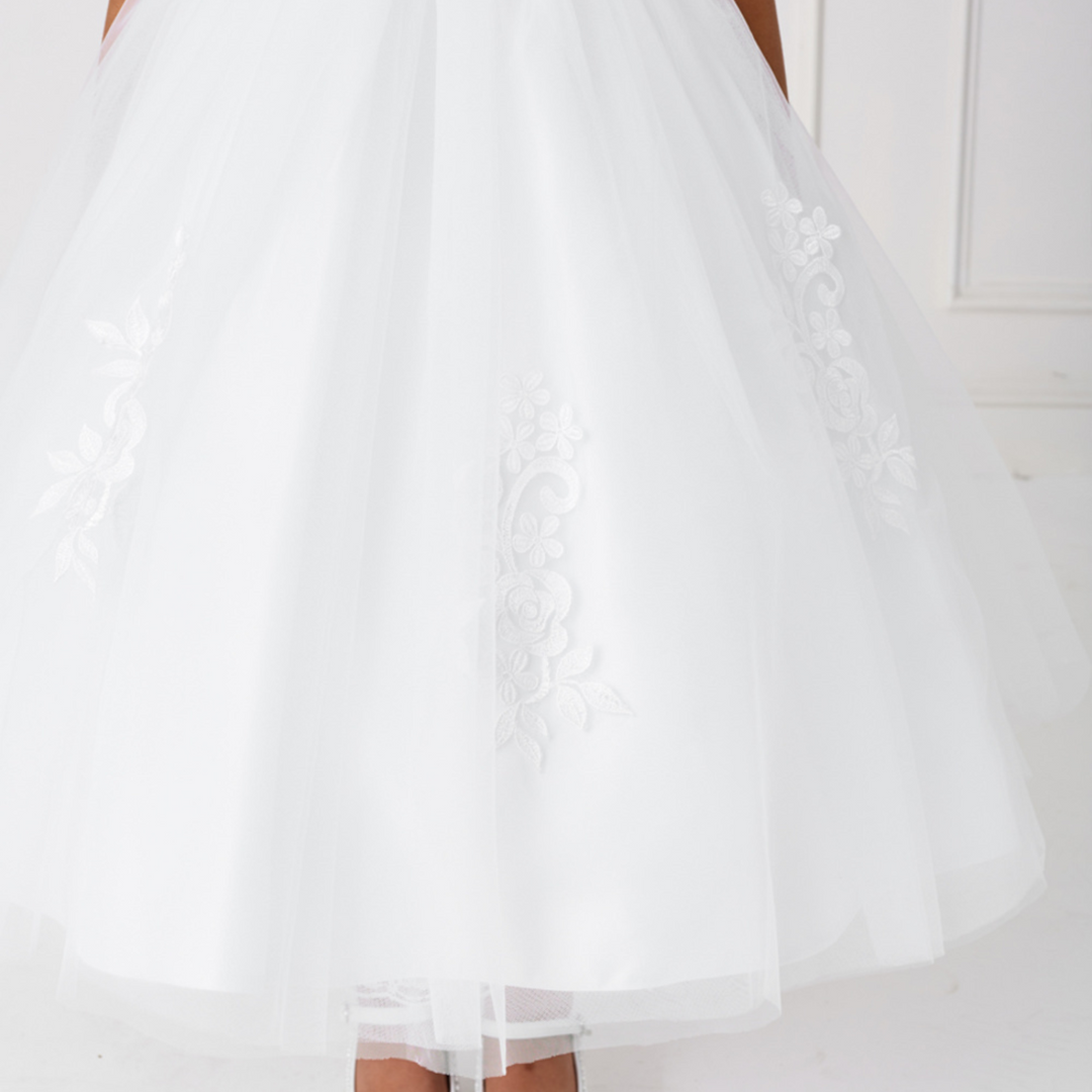 Leila Lace Girls Formal Dress
