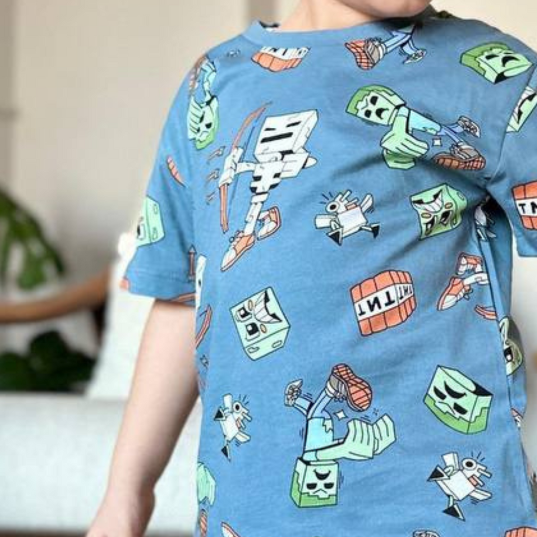 Ensemble pyjama Pixel Adventure pour garçon