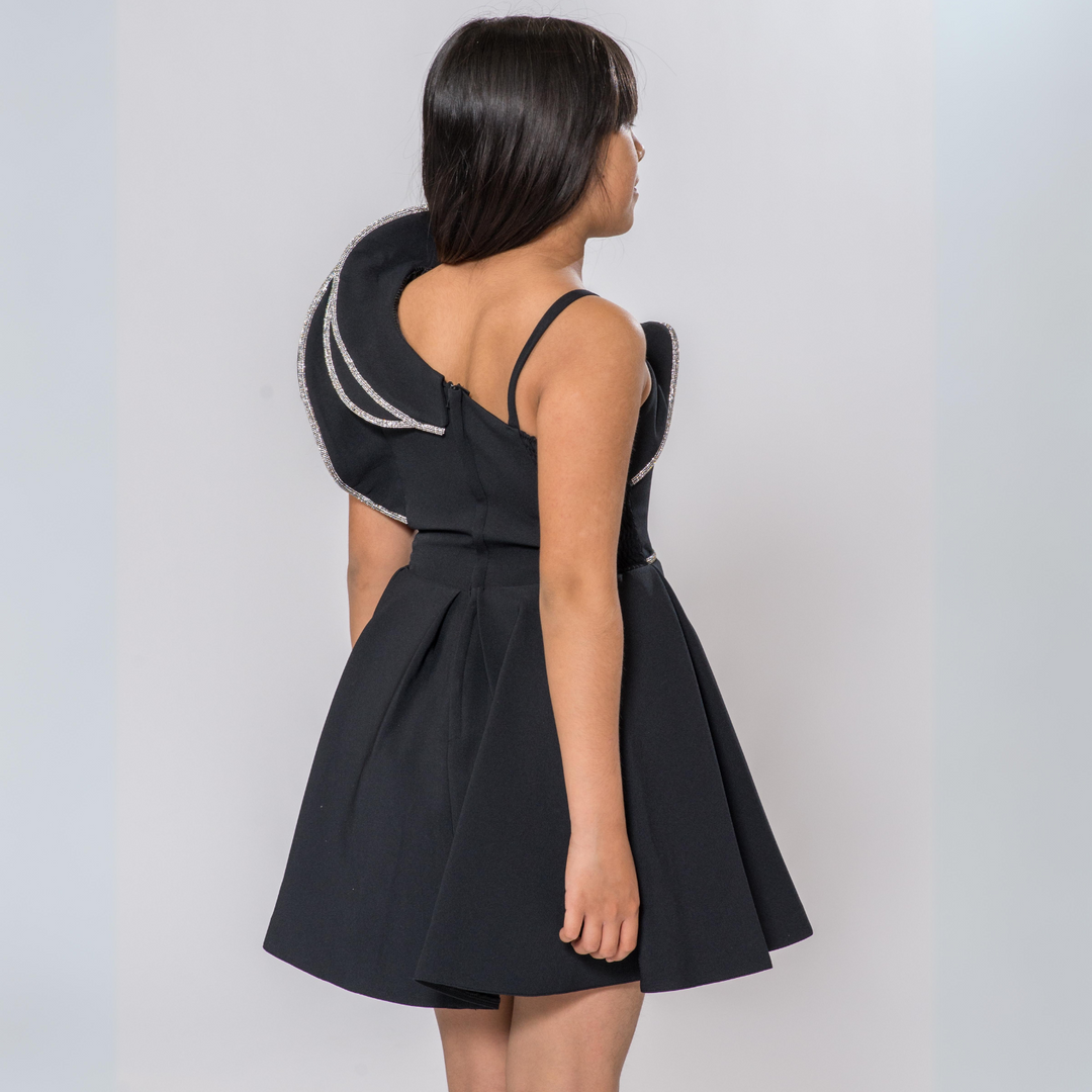 Robe de soirée élégante pour préadolescentes de célébrités