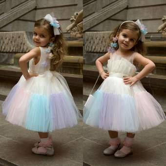 Robe Courte Princesse Licorne