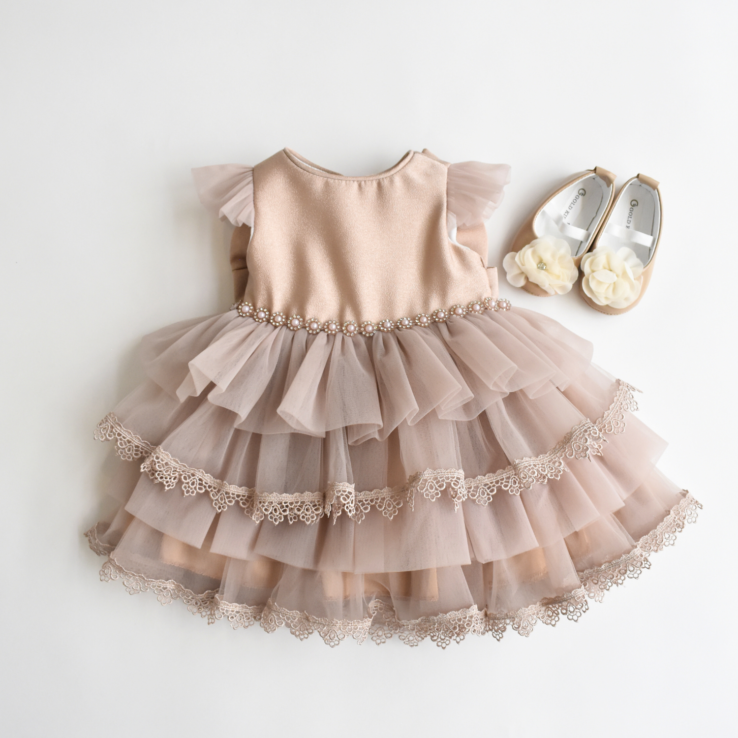 Baby Eva's Frilly Dress