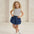 Denim Ruffle Girls Skirt Set