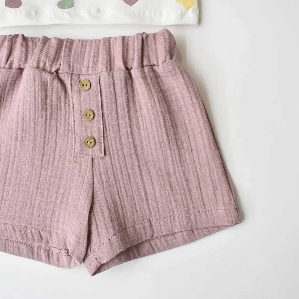 Ensemble décontracté Heart Candy pour filles