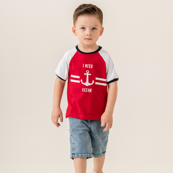 Ocean Anchor Boys Casual Set