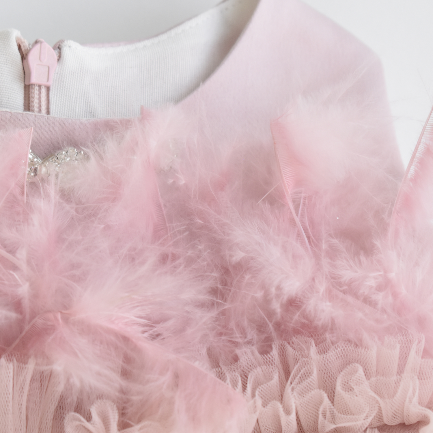 Feathers & Frills Baby Dress
