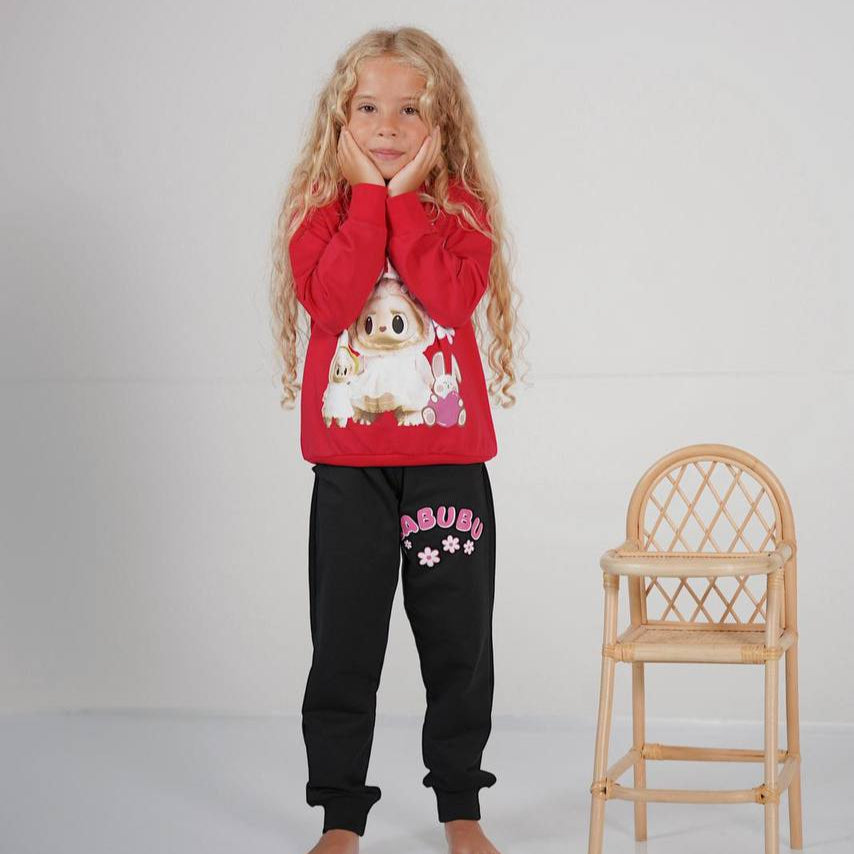 Ensemble jogging fille La-Bu-Bu Family