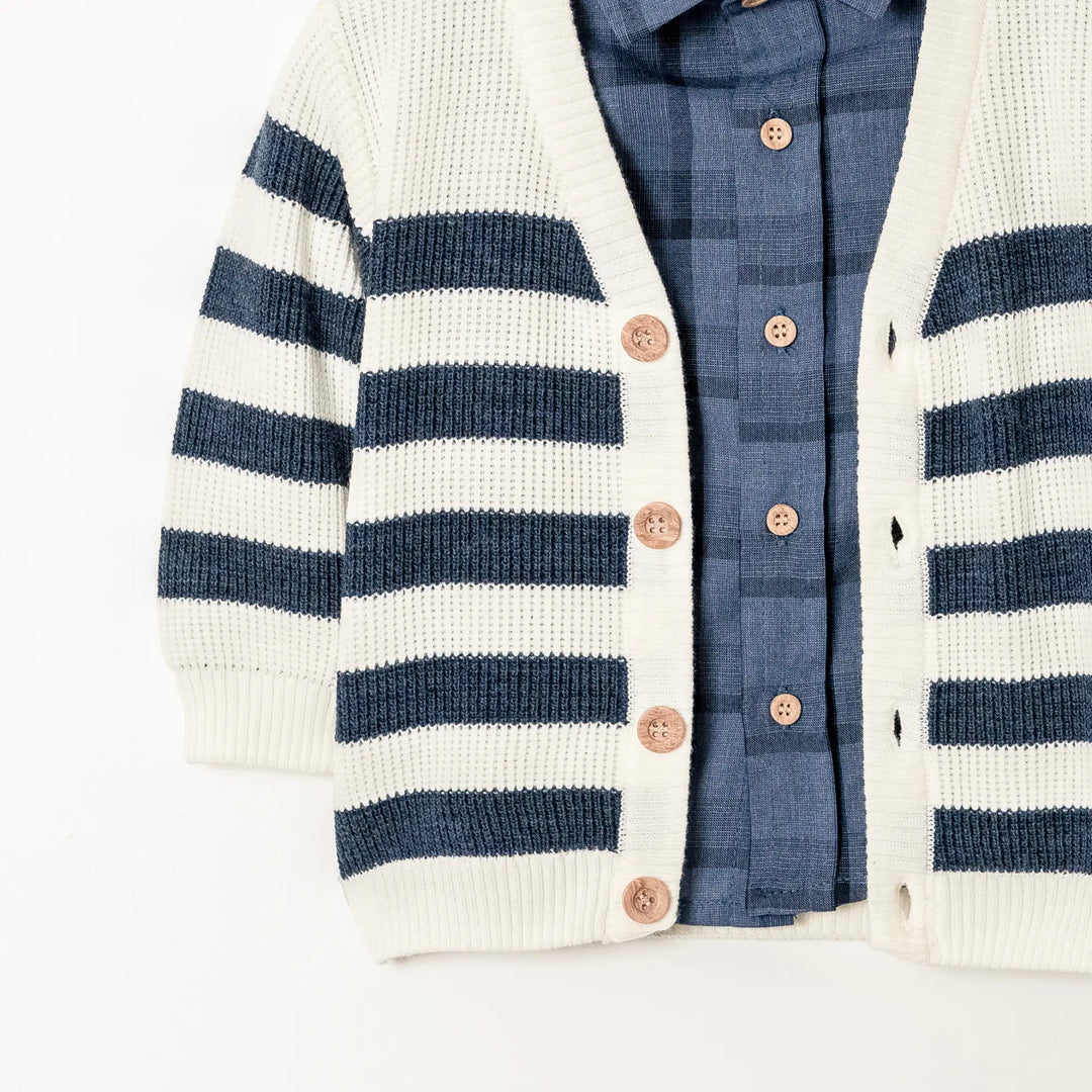 Ensemble pull et jean cool pour grand-père