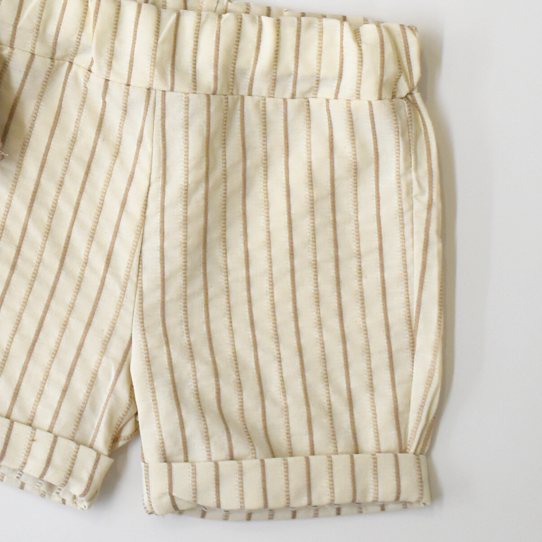 Chill & Striped Casual Short Set
