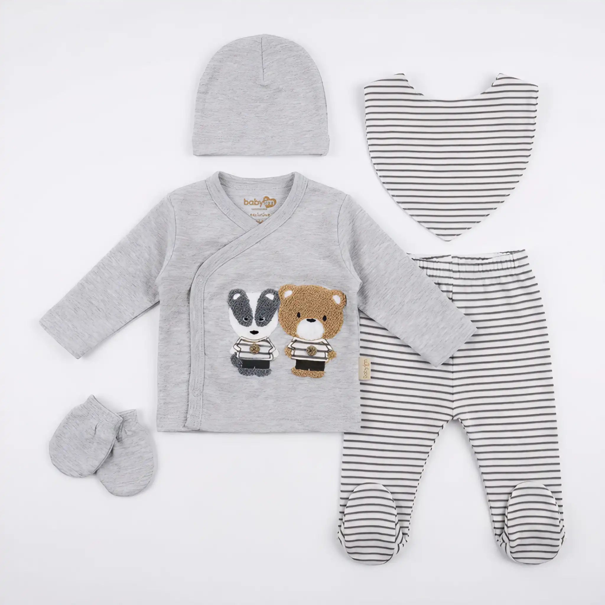 Wild Friends Newborn 5PC Set