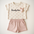 Dotted Charm Girls Casual Set