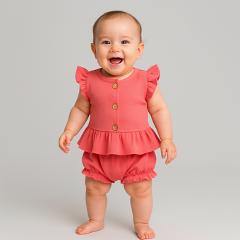 Casual Cassie Girls Cotton Set