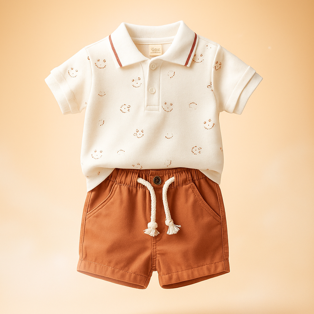 Ensemble short décontracté Happy Henry
