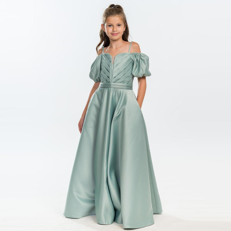 jr bridesmaid dresses canada Kennedy Blue Lanie Junior Bridesmaid Dress Sapphire