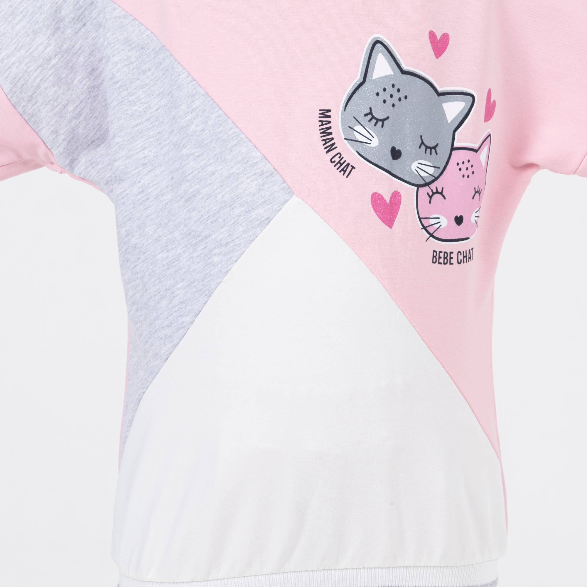 Cathy Cat Girls Casual Joggers Set