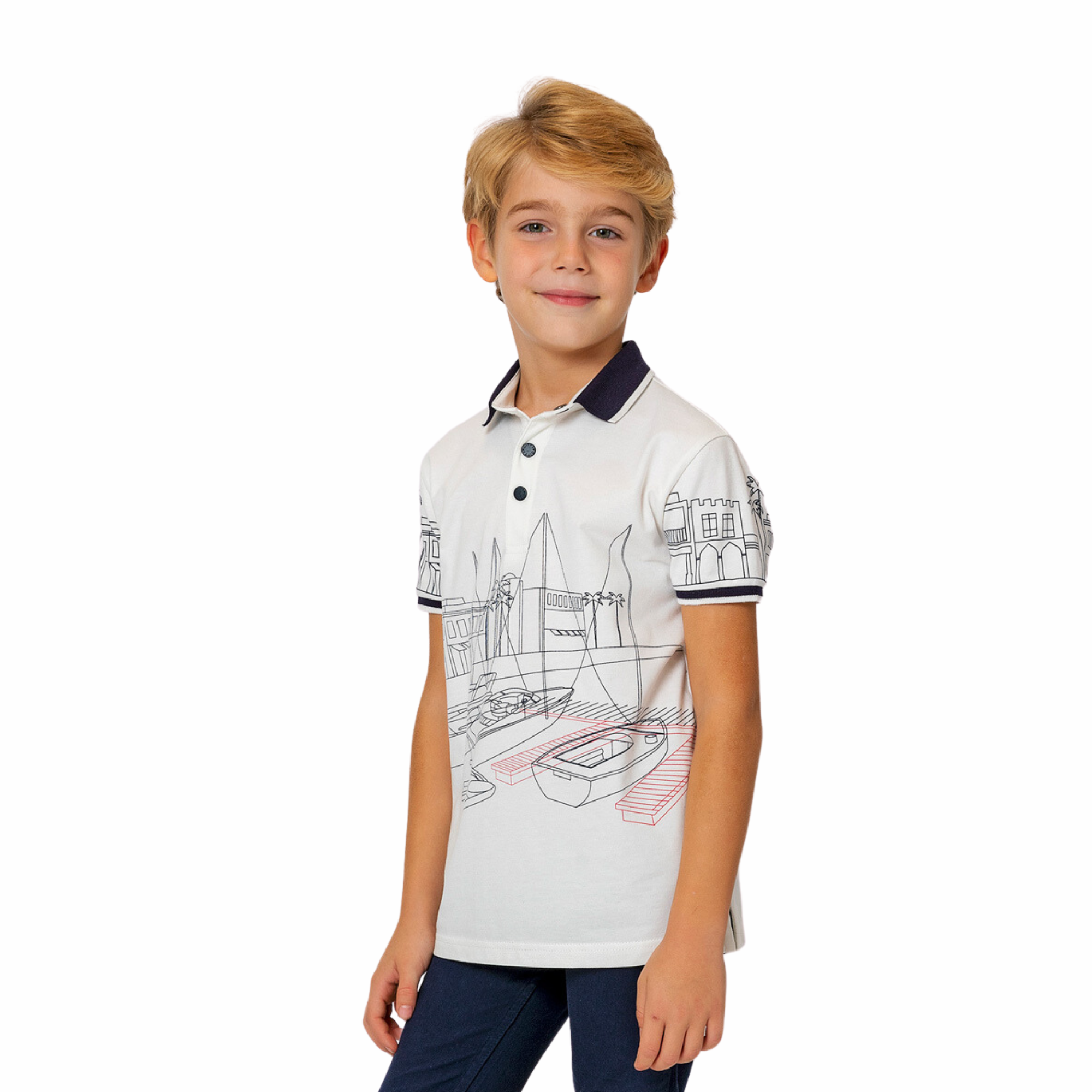 Boys clearance polo tees