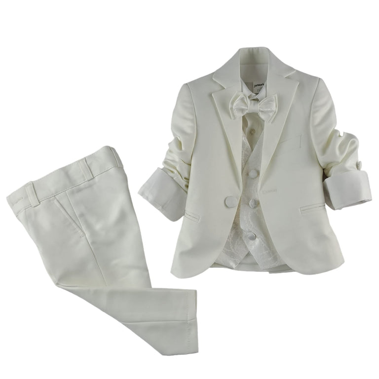 Baby boy white suit best sale