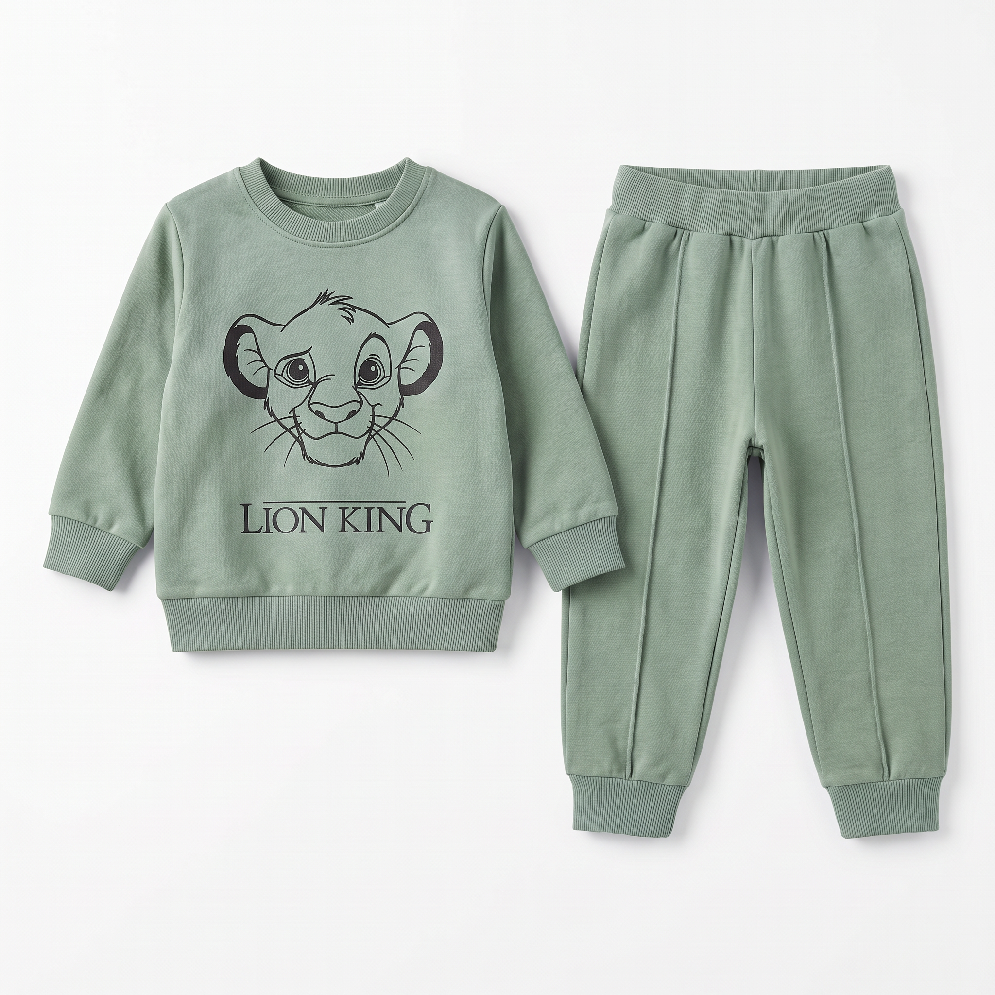 Baby Lion Cotton Joggers Set