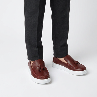 Burgundy Lion's Boys Shoes