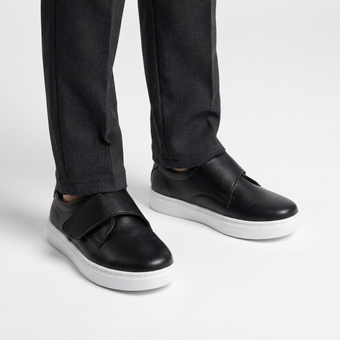Black Wonder Boys Shoes
