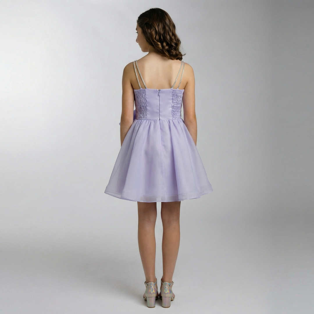 Robe de soirée pour filles, orchidée blush