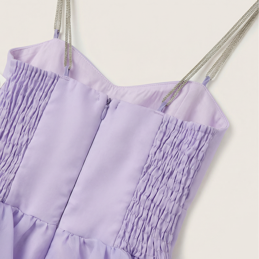 Robe de soirée pour filles, orchidée blush
