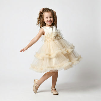 Feather Frida Girls Dress