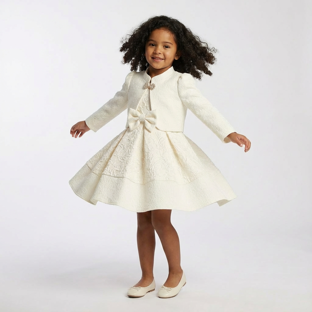 Belle Tradition Girls Bolero Dress