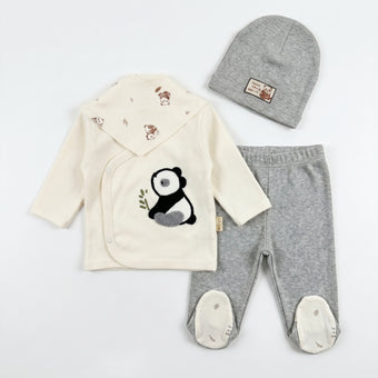 Cute Panda Newborn 5PC Set