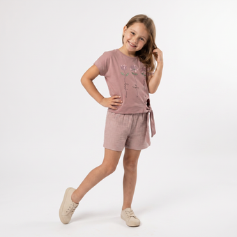 Flower Trio Girls Casual Set
