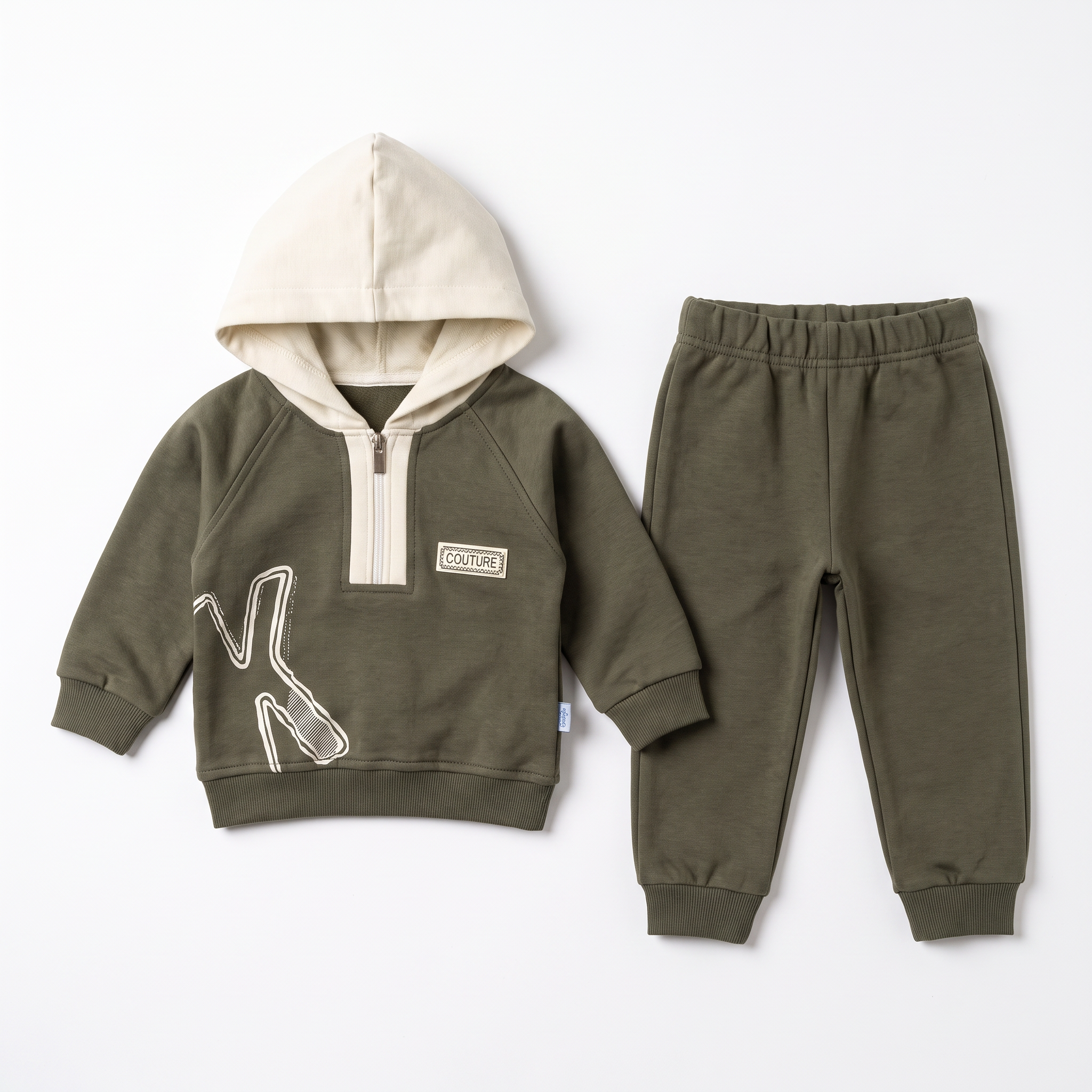 Stylish Couture Cotton Joggers Set