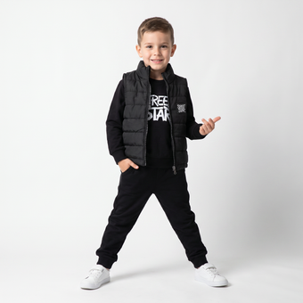 Street Star Puffer Vest Set