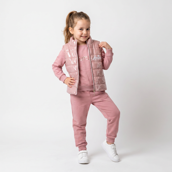 Amore Puffer Vest Set
