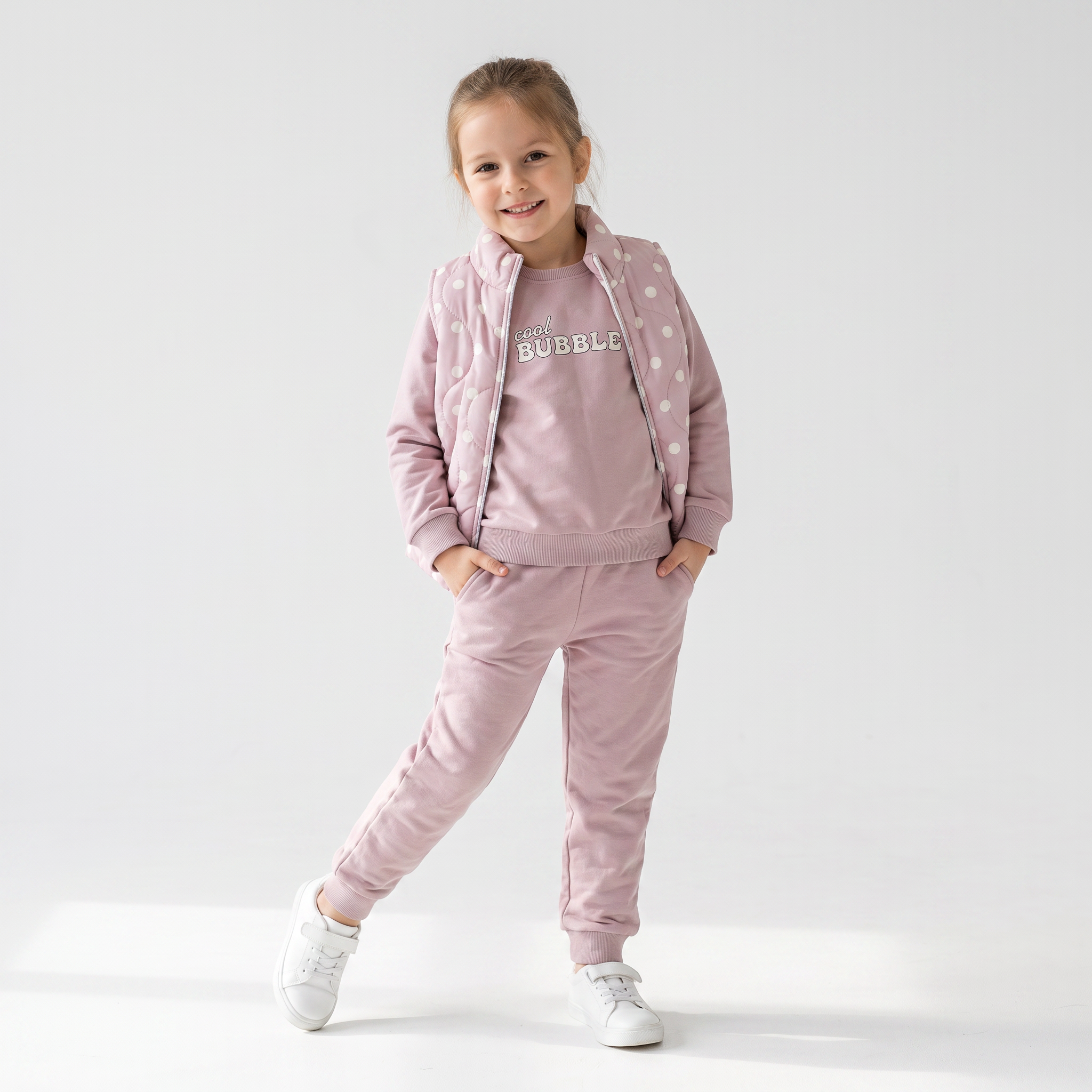 Cool Bubble Puffer Vest Set