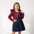 Royal Charm Bolero & Denim Dress Set