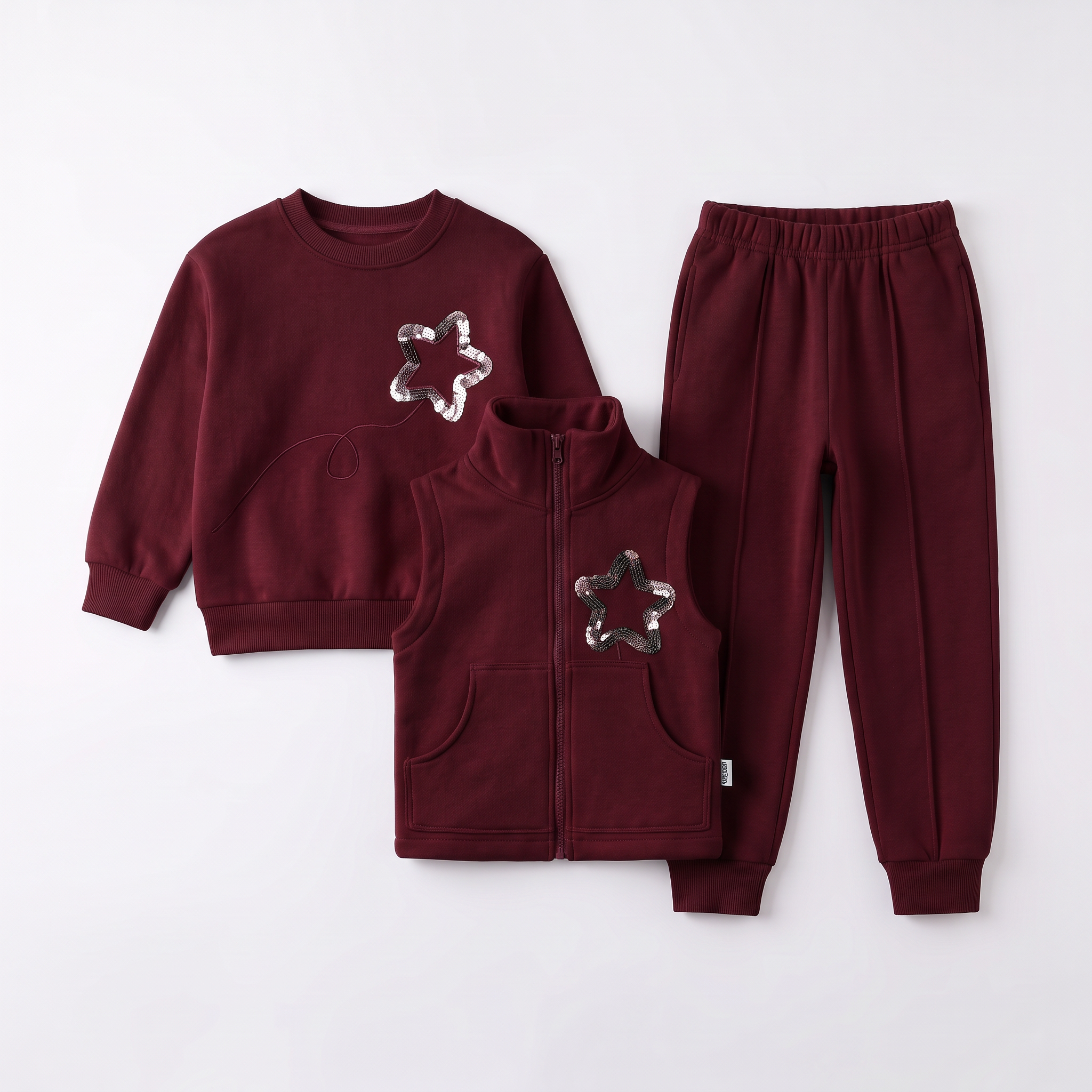 Sara Star Cotton Vest Set