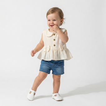 Denim Dalia Baby Girl Set