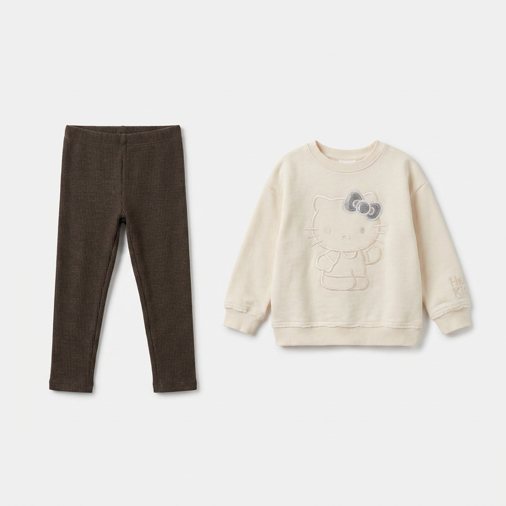Hello Cat Girls 2-Piece Set