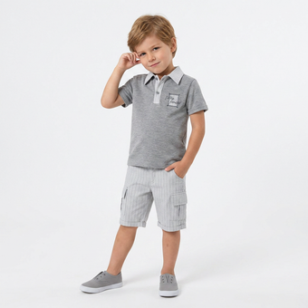 Classic Chris Polo & Shorts Set